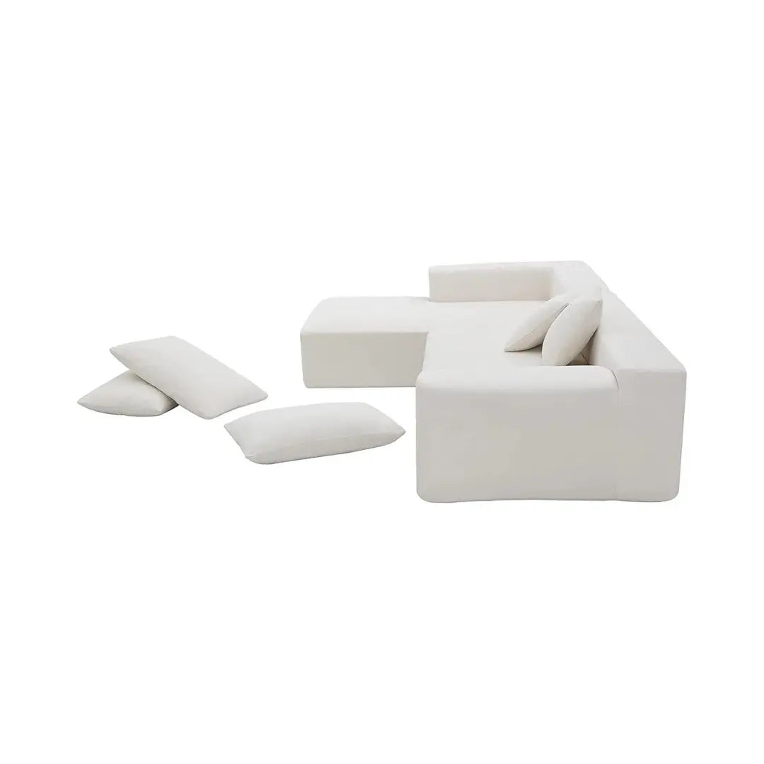 Modular L-Shaped Sectional Sofa — Contemporary