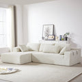 Modular L-Shaped Sectional Sleeper Sofa