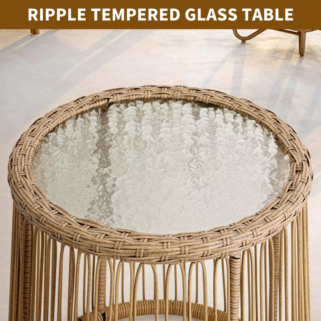 Outdoor L-Shape Sectional Set — Resort Patio Collection