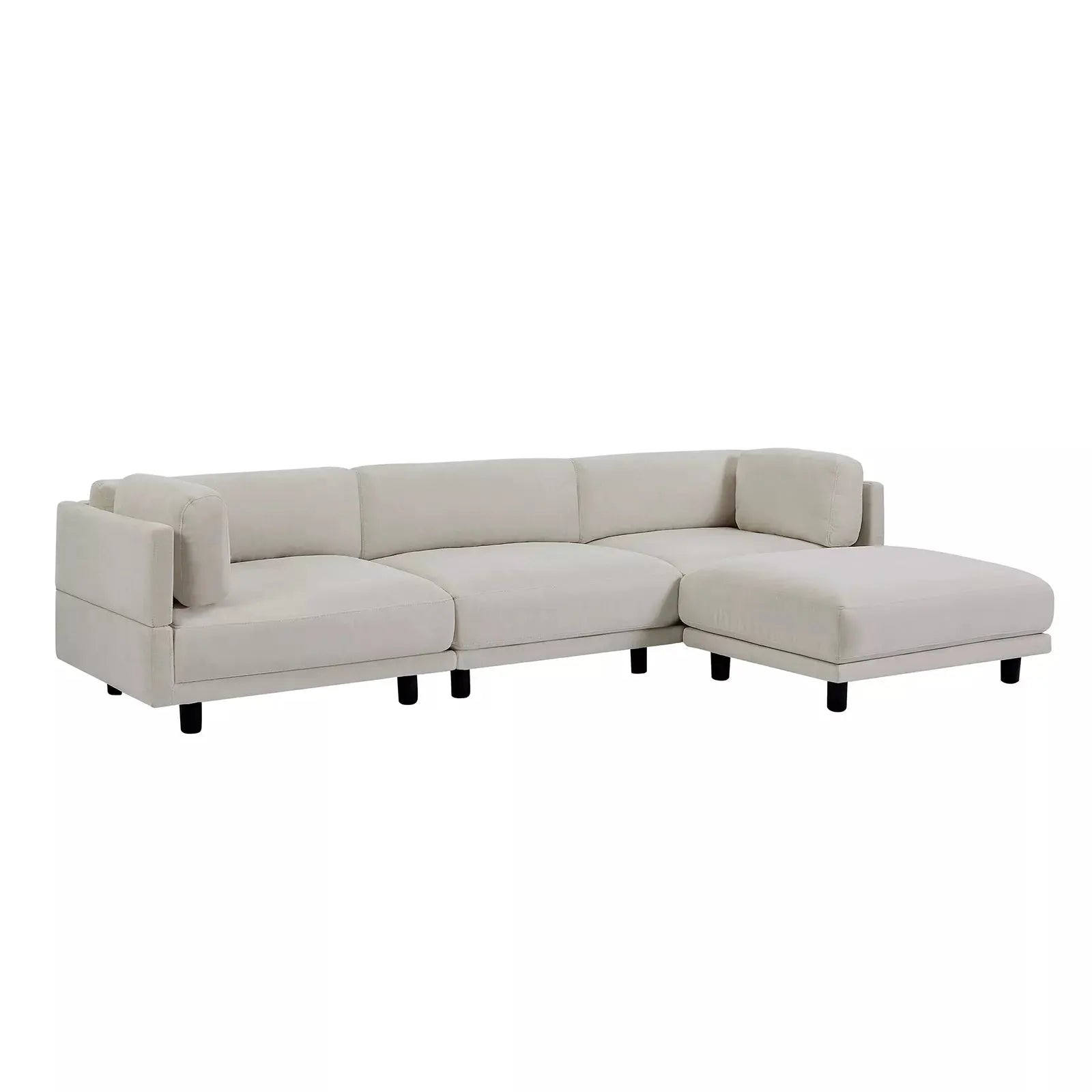 Oversized Modular L-Shaped Sectional Sofa